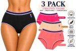 ZI HONG TIAN Women’s 100% Cotton High-Waist Full-Coverage Briefs - Image 11