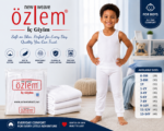 Boys White Cotton Tank Tops | Özlem/Güryıldız Soft Breathable Undershirt (3 or 6 Pack) - Image 13