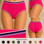 ZI HONG TIAN Women’s 100% Cotton High-Waist Full-Coverage Briefs