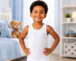 Boys White Cotton Tank Tops | Özlem/Güryıldız Soft Breathable Undershirt (3 or 6 Pack)