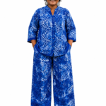 Indigo Adire Trouser Set