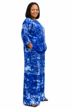 Indigo Adire Wide-Leg Pant Set - Image 2