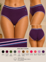 ZI HONG TIAN Women’s 100% Cotton High-Waist Full-Coverage Briefs - Image 5