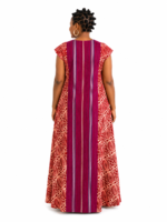Burgundy Heritage Maxi Dress - Image 5