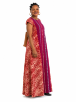 Burgundy Heritage Maxi Dress - Image 2