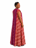 Burgundy Heritage Maxi Dress - Image 4
