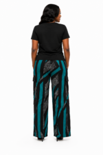 Emerald Geometric Cargo Pant & T-Shirt Set - Image 4