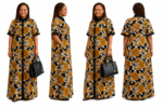 Golden Blossom Shirt Dress - Image 5