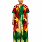 Mosaic Print Dress