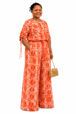 Premium Adire Wide-Leg two set/pant - Image 2