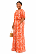 Premium Adire Wide-Leg two set/pant - Image 3