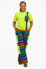 Rainbow Pocket Cargo Pant & T-Shirt Set