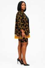 Royal Heritage Tassel Kimono Short Set - Image 3