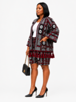Royal Heritage Tassel Kimono Short Set - Image 3