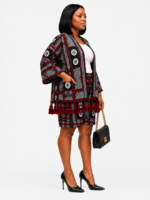 Royal Heritage Tassel Kimono Short Set - Image 2