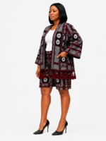 Royal Heritage Tassel Kimono Short Set - Image 5