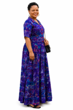 Royal Indigo Adire Skirt Set - Image 4