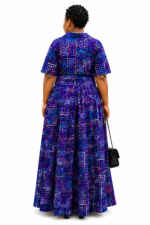 Royal Indigo Adire Skirt Set - Image 5