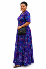 Royal Indigo Adire Skirt Set - Image 3