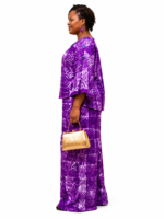 Royal Orchid Adire Pant Set - Image 4
