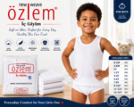 Boys White Cotton Tank Tops | Özlem/Güryıldız Soft Breathable Undershirt (3 or 6 Pack) - Image 4