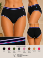 ZI HONG TIAN Women’s 100% Cotton High-Waist Full-Coverage Briefs - Image 3
