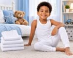 Boys White Cotton Tank Tops | Özlem/Güryıldız Soft Breathable Undershirt (3 or 6 Pack) - Image 9