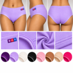 Zi Hong Tian Women’s Cotton Panties – Full Coverage Briefs – Style 3 - Image 3