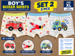 Boys’ Boxer Briefs 3-Pack – Soft Cotton Blend Kids Underwear | M–XXL - Image 16