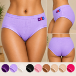 Zi Hong Tian Women’s Cotton Panties – Full Coverage Briefs – Style 3